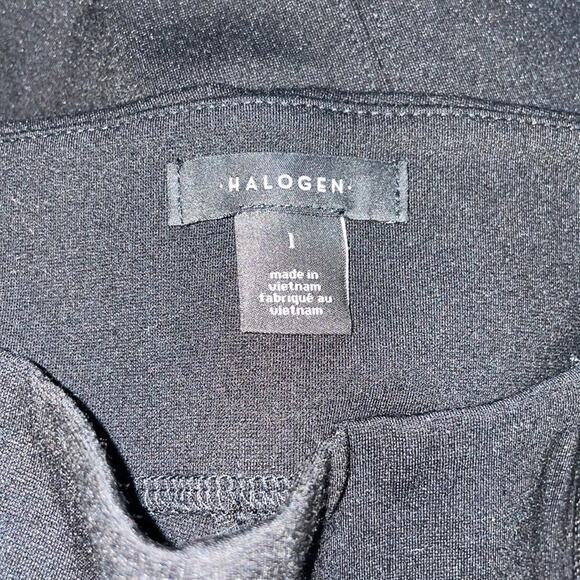 NWT Halogen Womens Black Elastic Waist Pull-On Stretch Leggings Pants - Picture 3 of 5